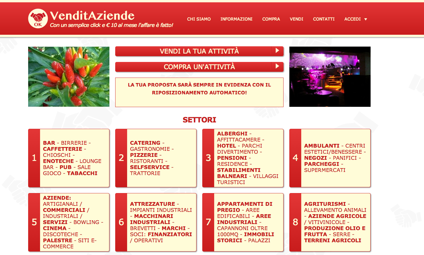 Nasce il portale specializzato per la vendita di aziende VenditAziende.it Nasce il portale specializzato per la vendita di aziende VenditAziende.it